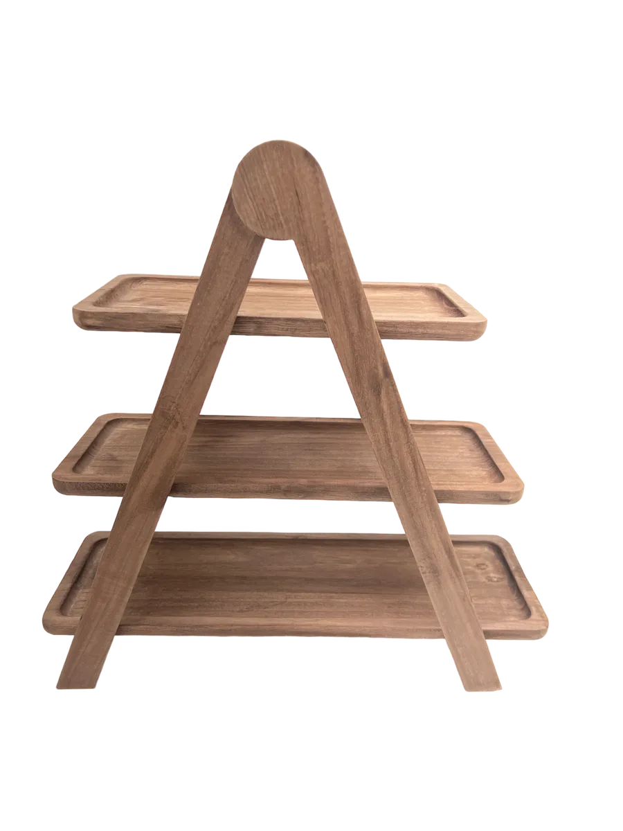 Wooden Dessert Shelf Display-3 Layers