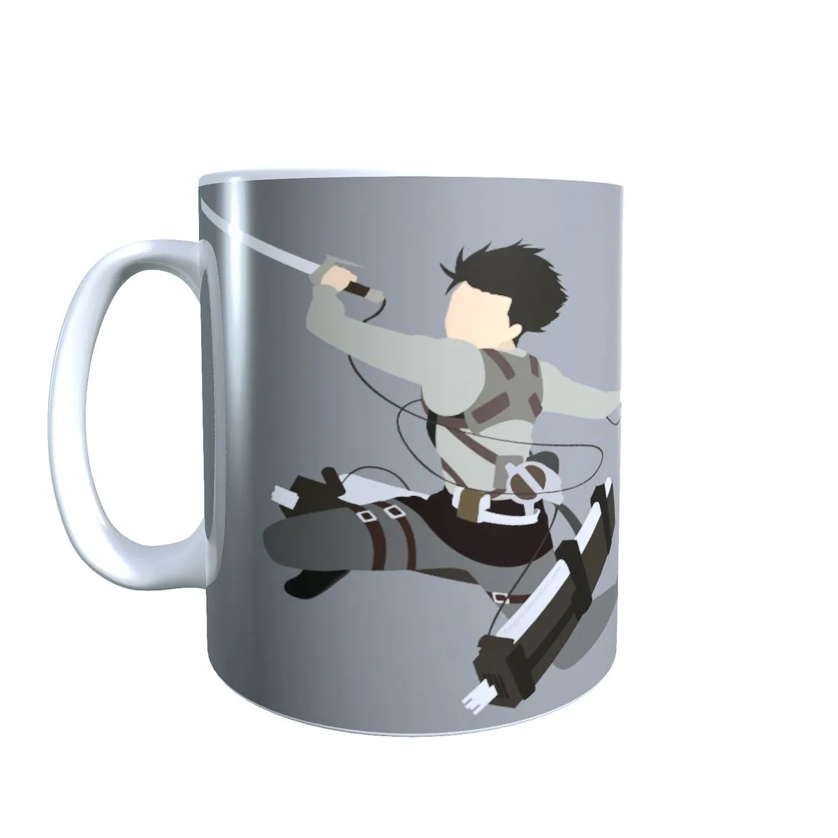 Levi Flying Attack - Attack on Titan Coffee Mug
