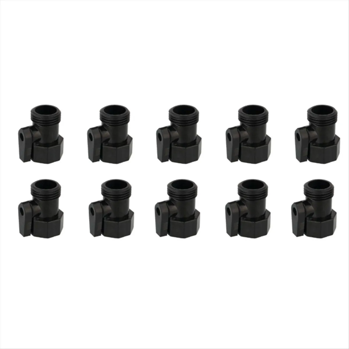 Ball Valve Plastic Garden Hose Valve Compatible with Standard Hoses Leak-Fr