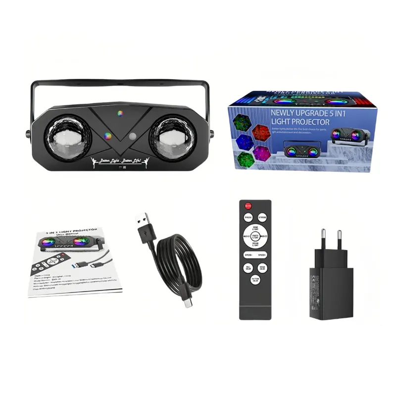 Ball Light Party Lights Strobe LampLEDProjector Sound Activated for Parties