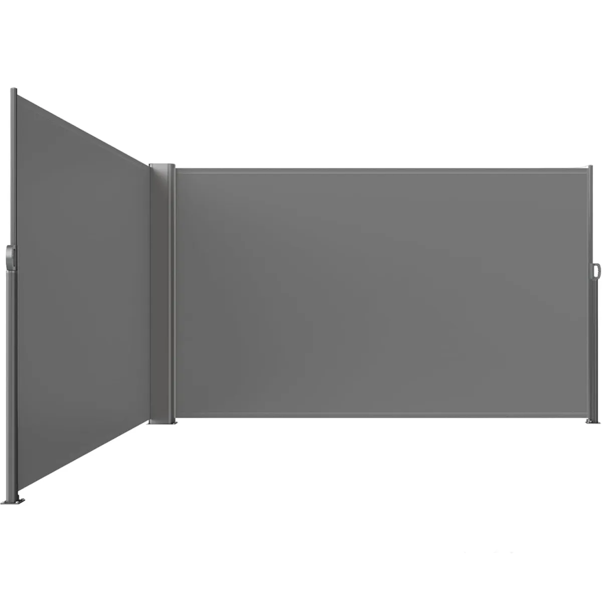 160 x 600cm Outdoor Privacy Screen Retractable Side Awning for Garden Patio