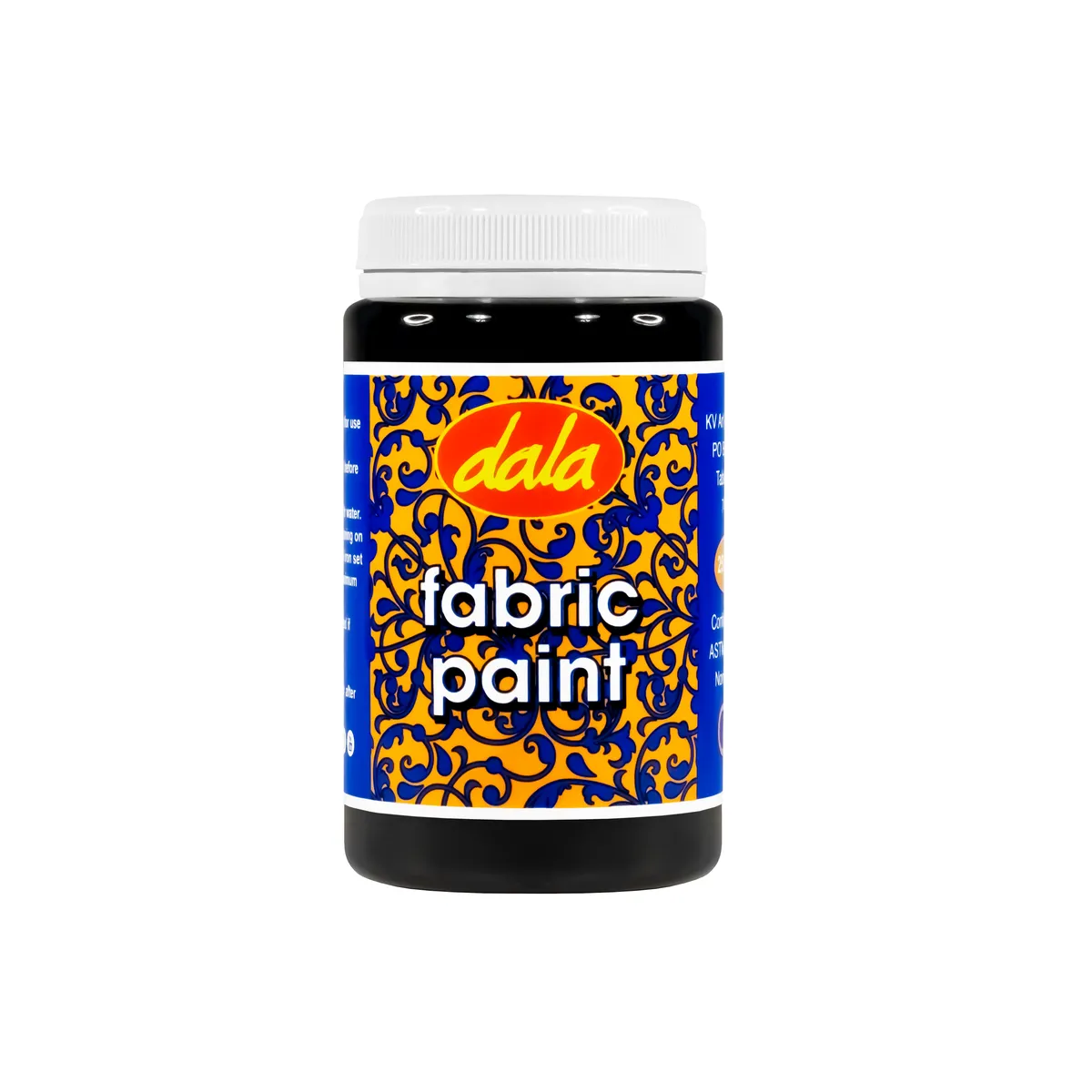 Dala Fabric Paint Black 250ml