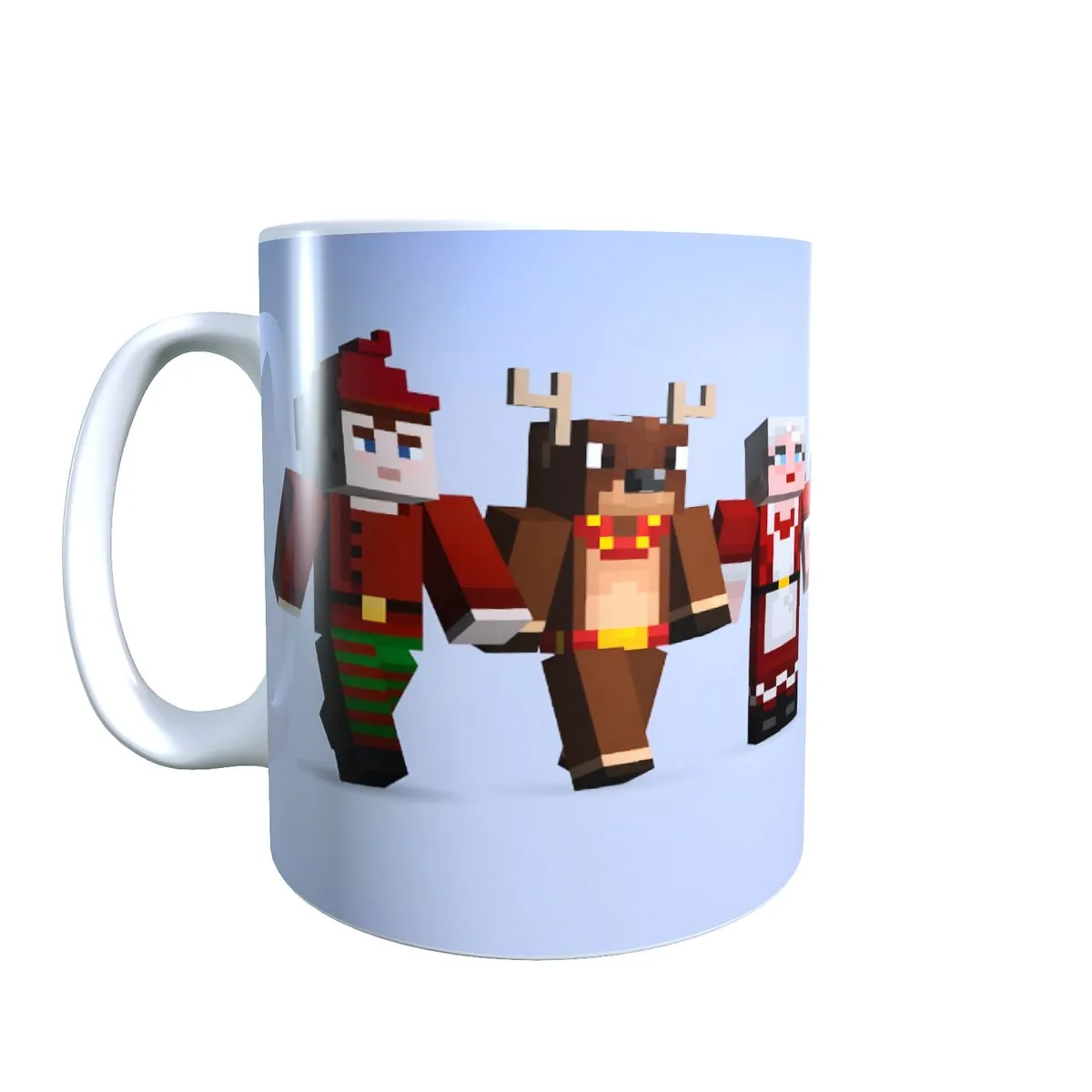 Festive Skins - Minecraft Christmas Themed Coffee Mug