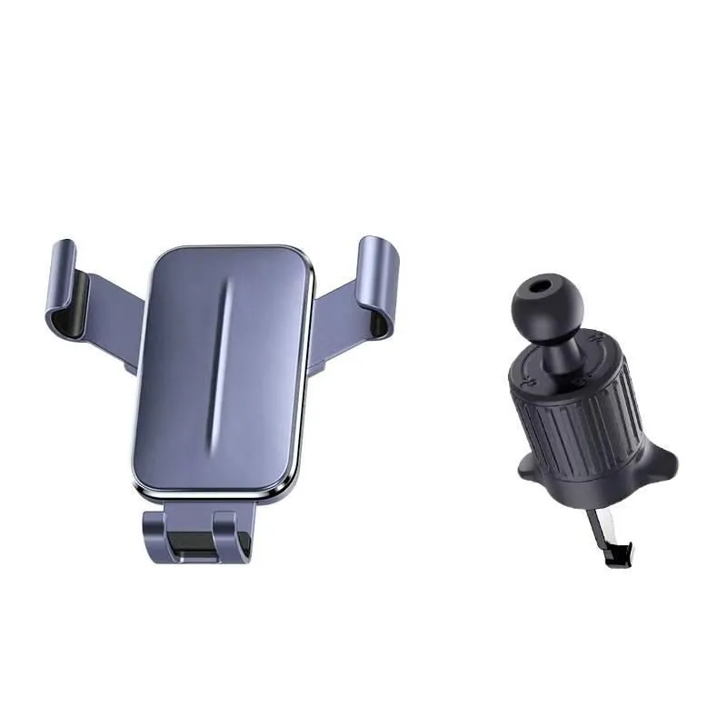 Gray Car-Mounted Mobile Phone Holder