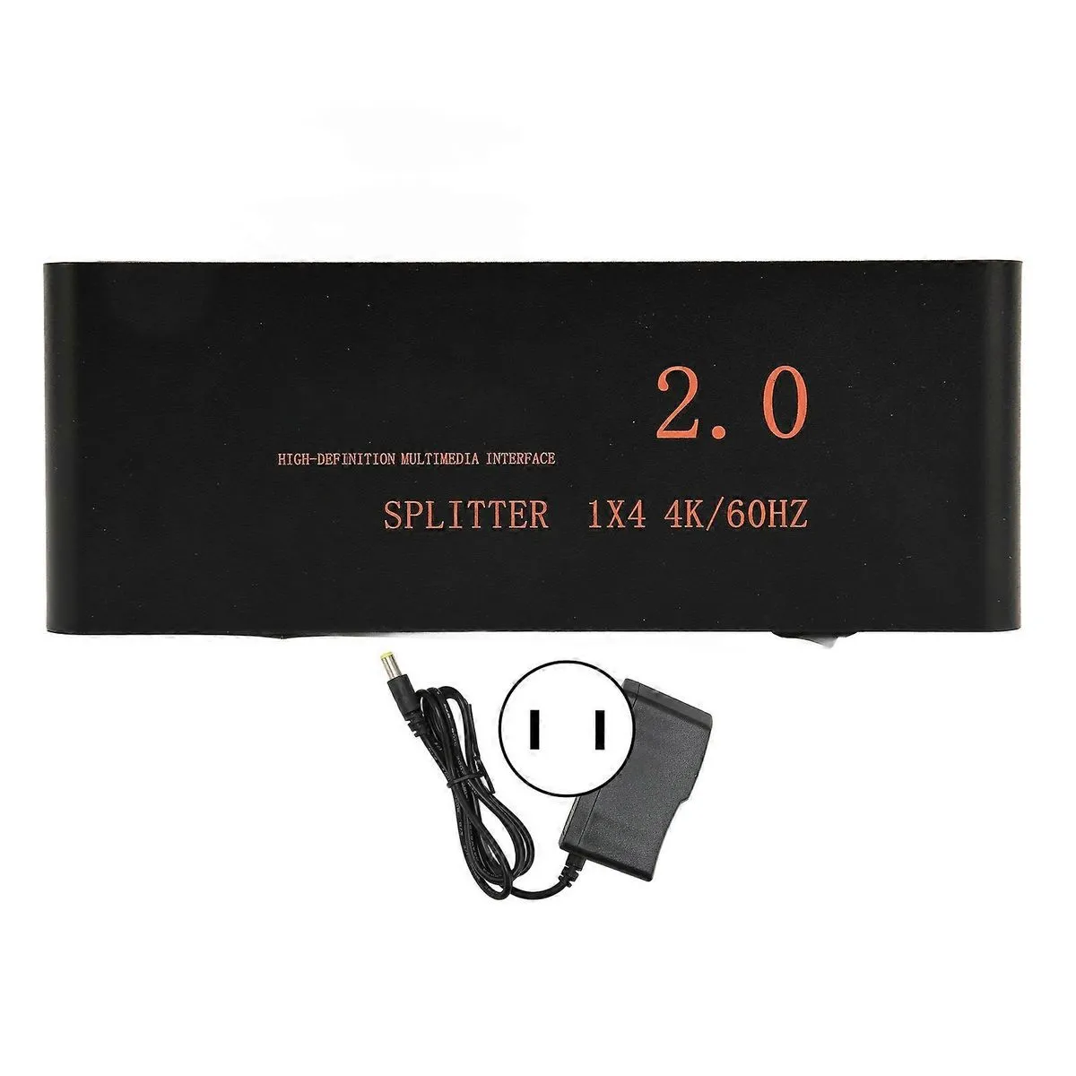 1x4 Hd Multimedia Interface Splitter 1 In 4 Out Full Hd 3d Av Distributor Box For Hd Tv Dvd Monitor…