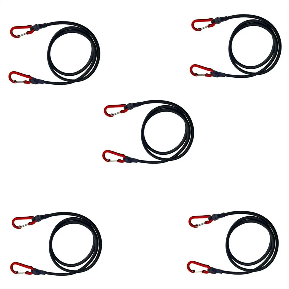 Elastic Rope Carabiner For Kayaking Cycling Luggage Packing 90Cm