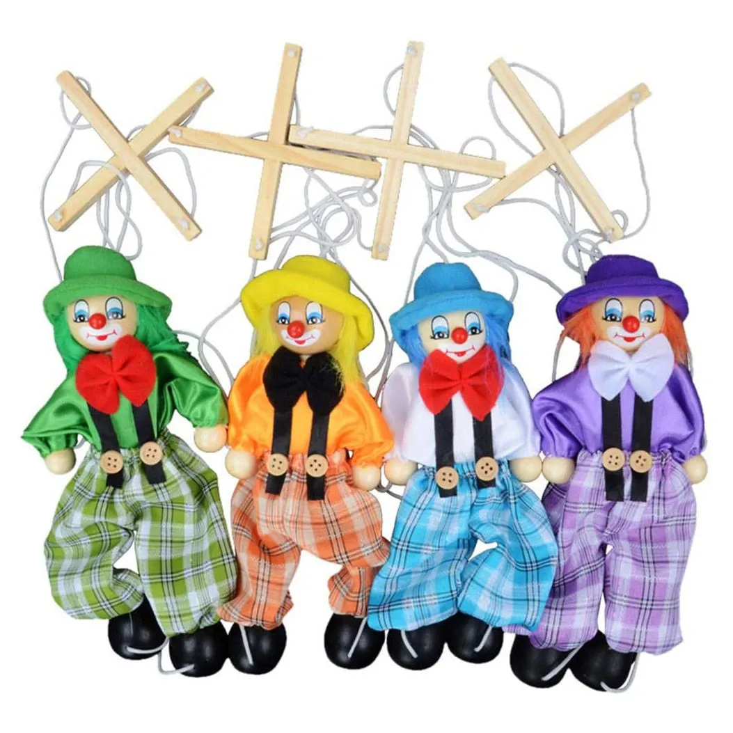 4 Packs Pull String Puppet Kid Toys For Parent Child Interactive Toys
