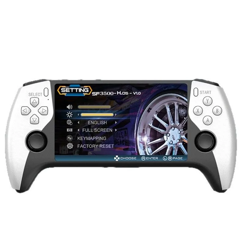 SF3500 Handheld Game Console 5" IPS Screen Retro Gaming with TV Output