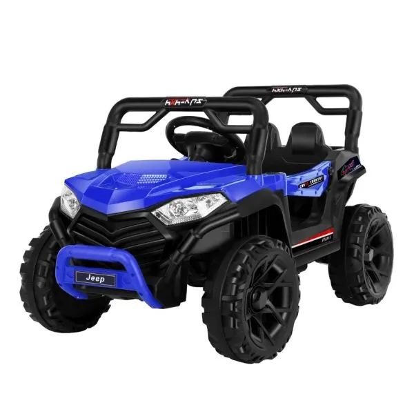 Desert Safari Double Drive Electric Car Ride On - Gift for Kids - Blue, Black