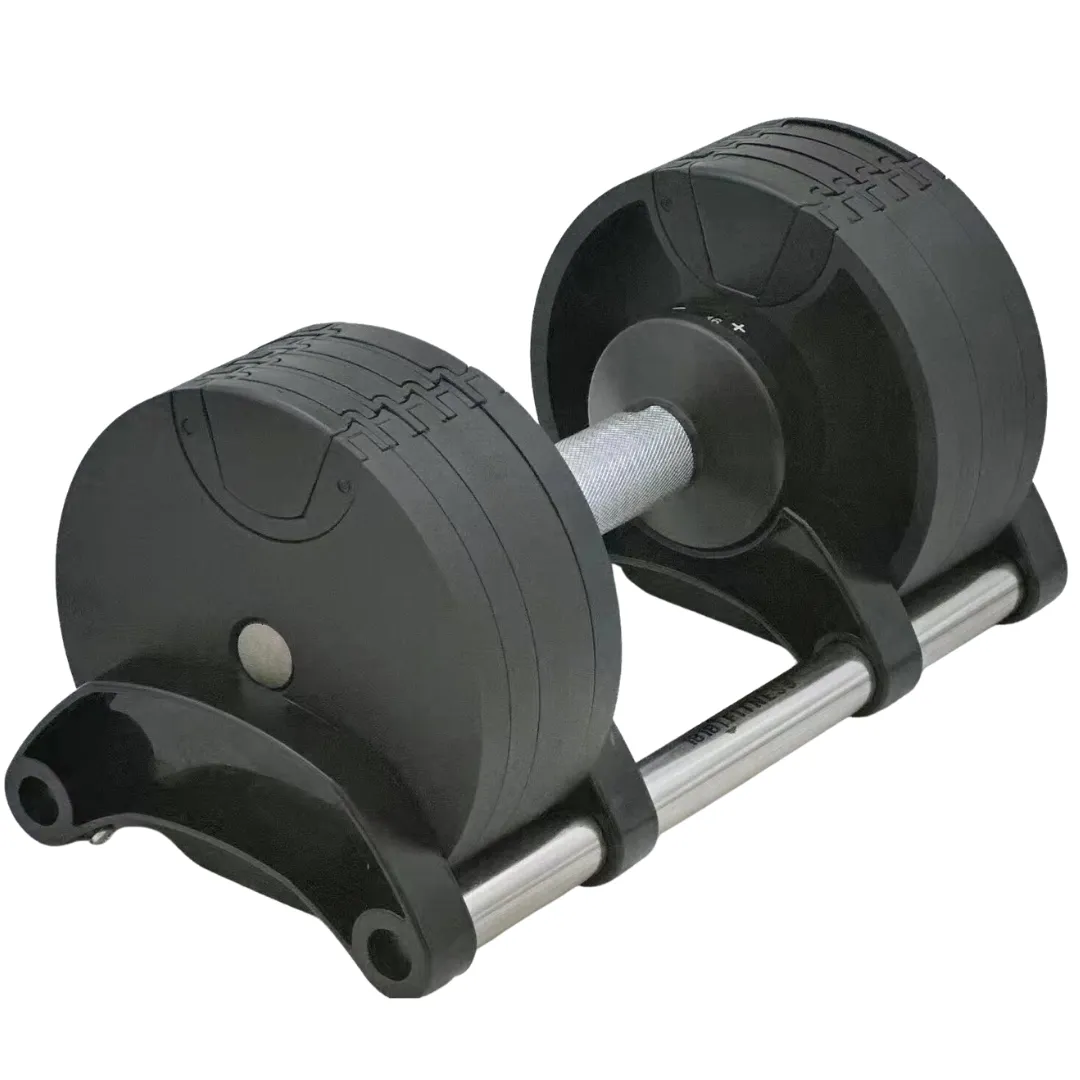 Premium 16kg Adjustable Dumbbell - 1818 Fitness - Black
