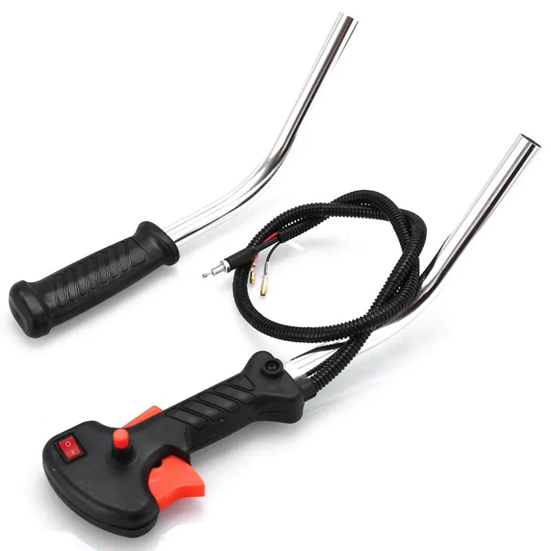 Tube Handle Throttle Trigger Cable Aluminum String Trimmer Parts