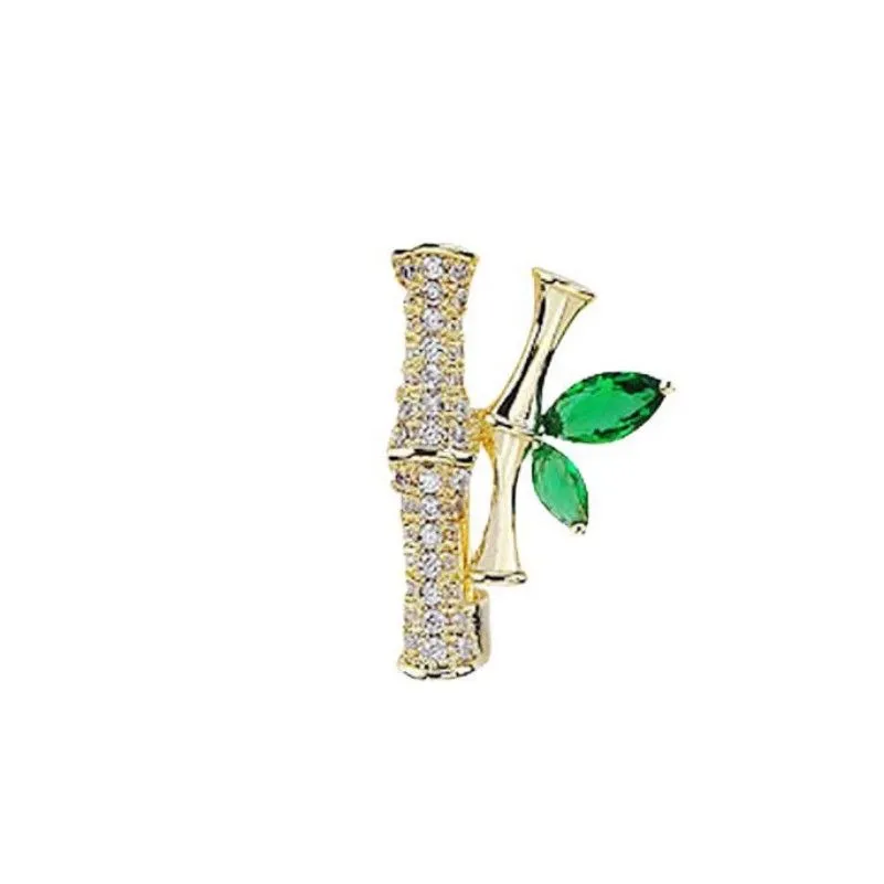 Chinese style bamboo brooch clothing chest flower artistic qipaoaccessories