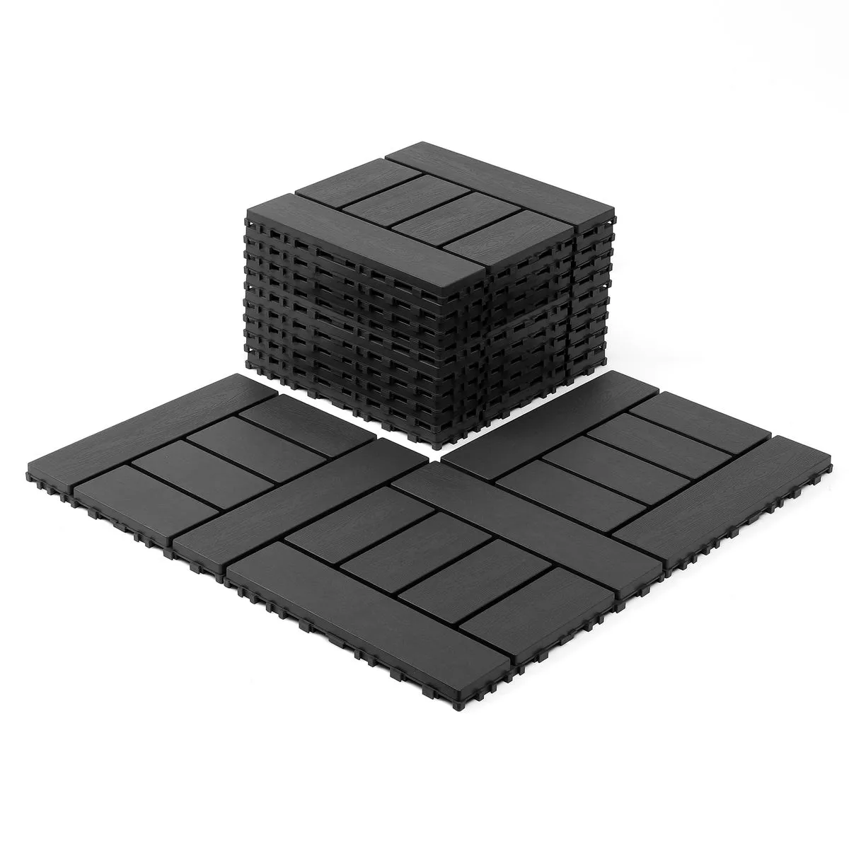 Eco-Friendly Interlocking Deck Tiles - Sustainable & Stylish