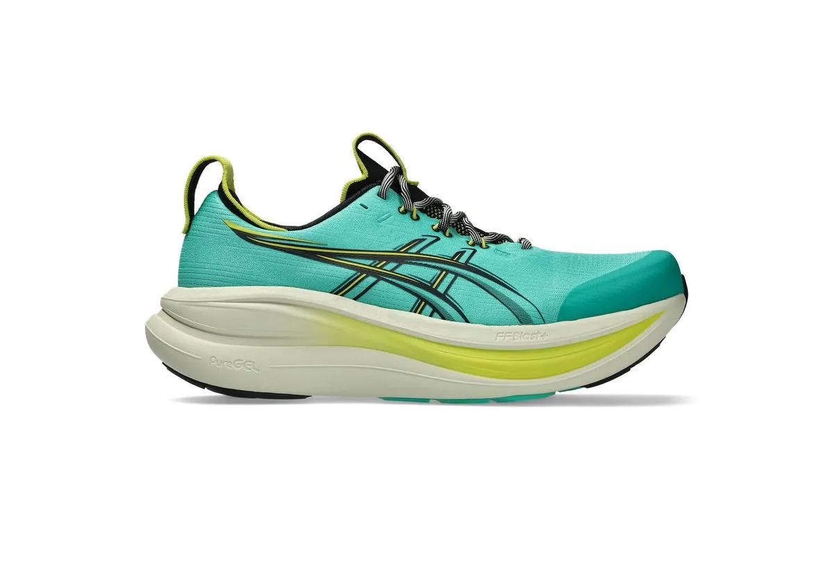 Asics Men's Gel-Nimbus 28 TR Road Running Shoes - Aurora Green/Black