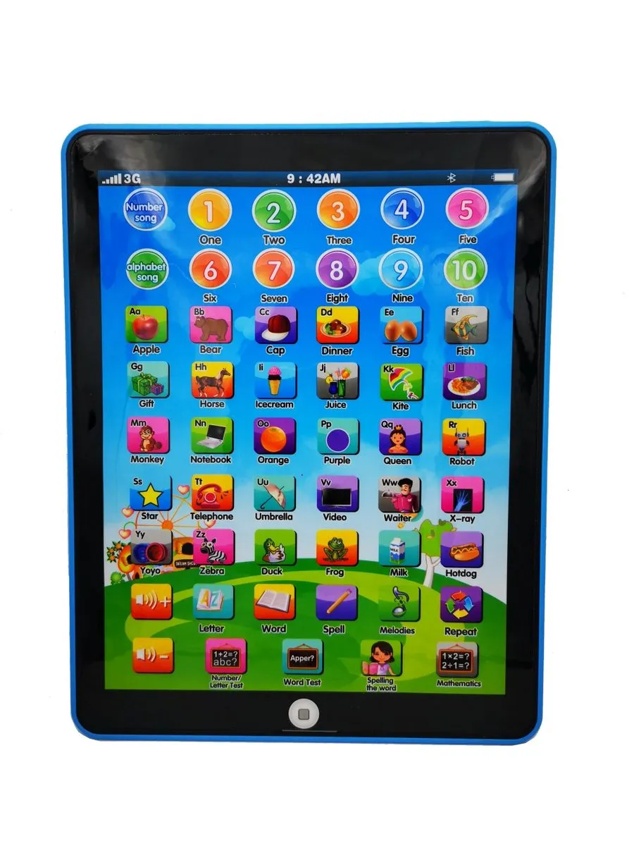 Educational Interactive Learning Pad for Kids - Umlozi - Blue