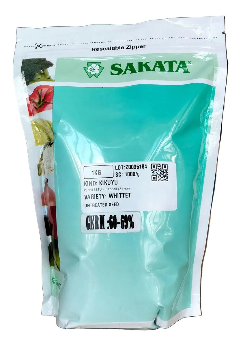 Sakata Kikuyu Grass Seed - 1kg Bag