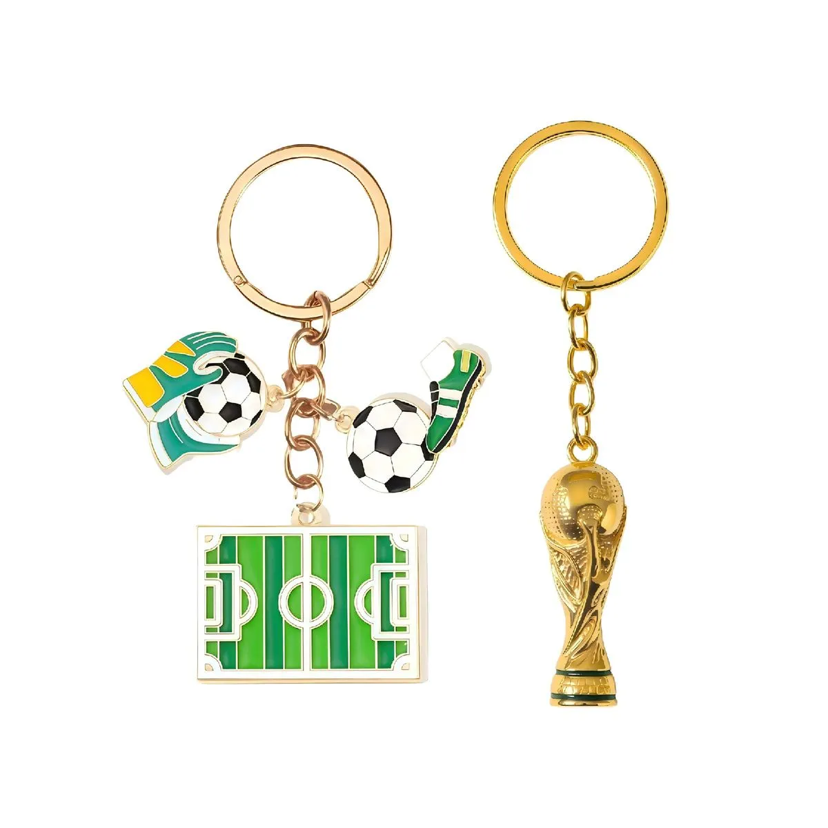 2026 World Cup Football Keychain Stadium Design Soccer Souvenir Gift