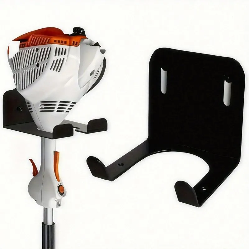 Metal Tool Storage Stand for Lawn Mowers Secure Wall Mounting for Safety