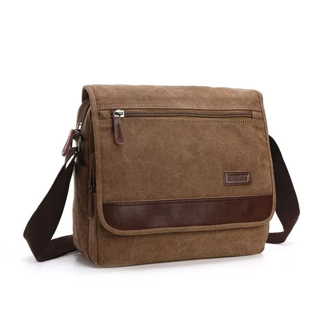 Unisex Crossbody Bag Messenger Bags -coffee
