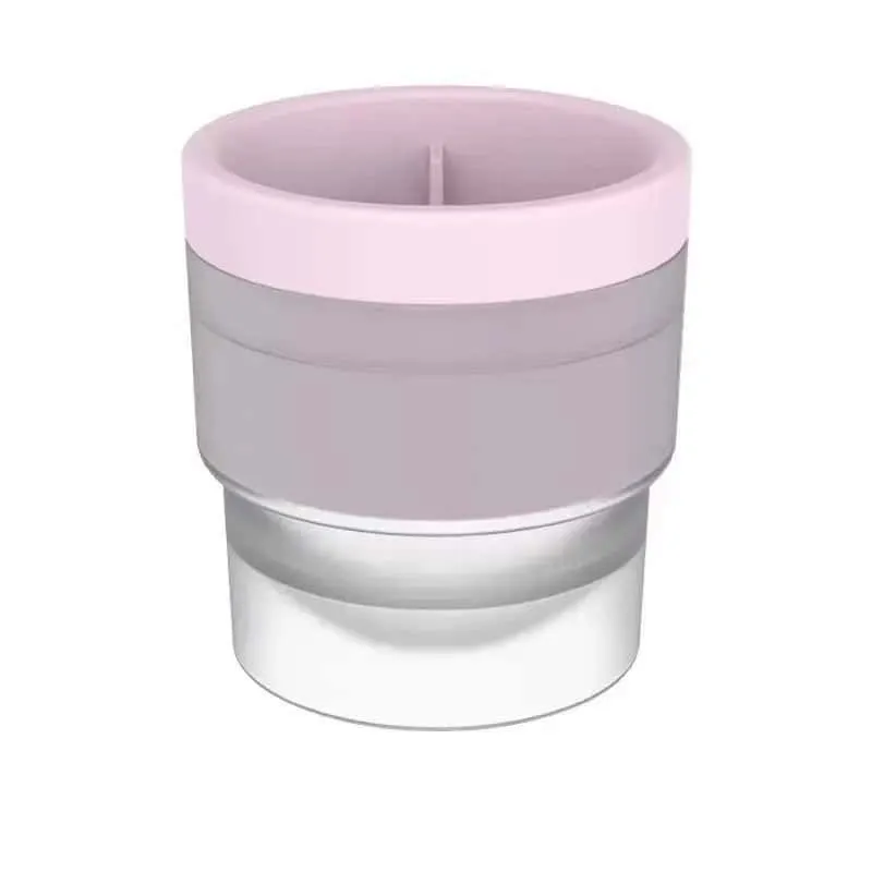Circular Ice Hockey Ice Making Mold - Pink