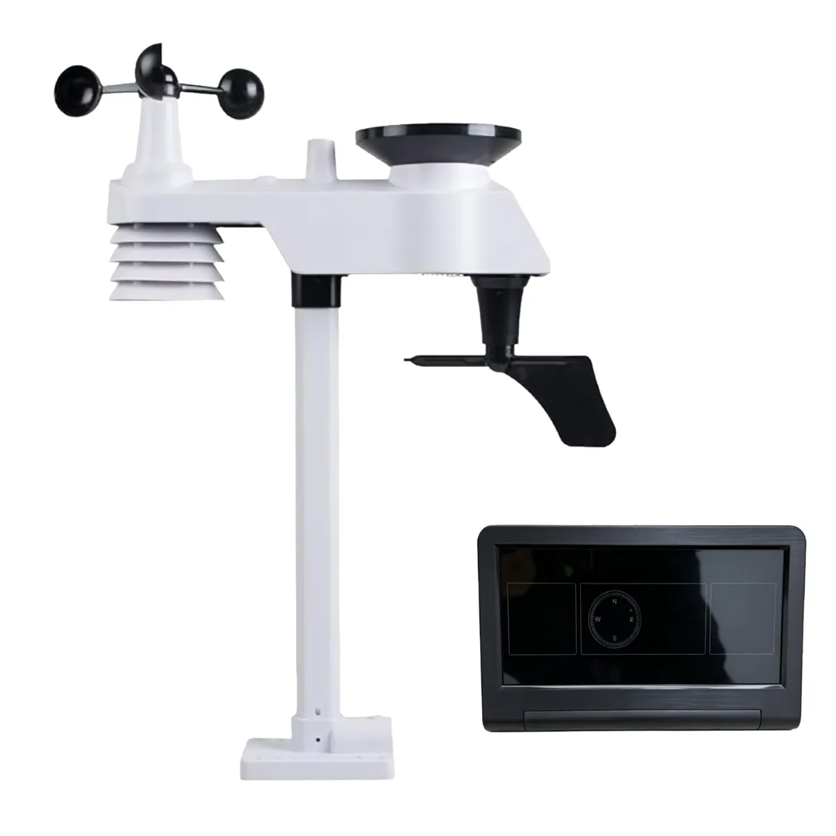 7-in-1 Wireless Weather Station with 6.5" Color Display Soly Sombras