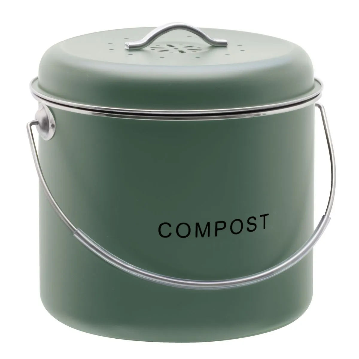 Kitchen Compost Bin - 6 L - Eucalyptus 
