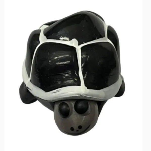 Fidget Tortoise Squeeze Toy Pop Out Head - Black
