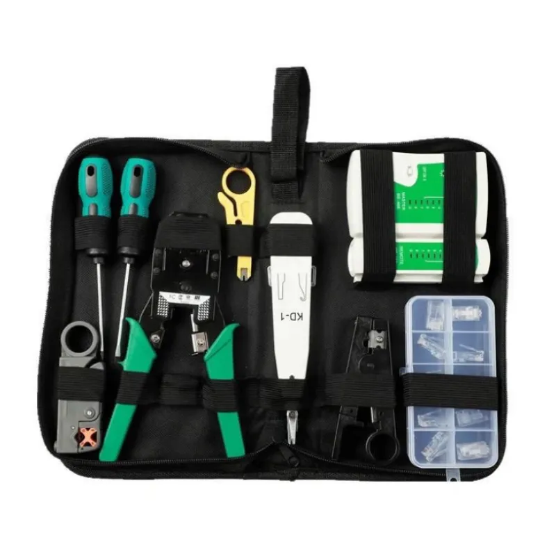 Network Cable Tester Tool Kit - 19 Piece Professional Networking Set