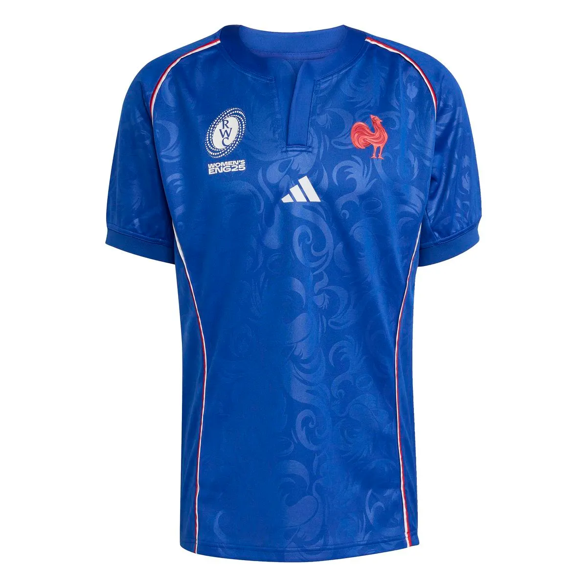 adidas Men's France Home Rugby Short Sleeve Jersey - Team Royal Blue