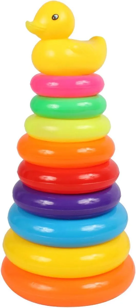 Duck Rings Stacking Baby Toys 9 Pieces