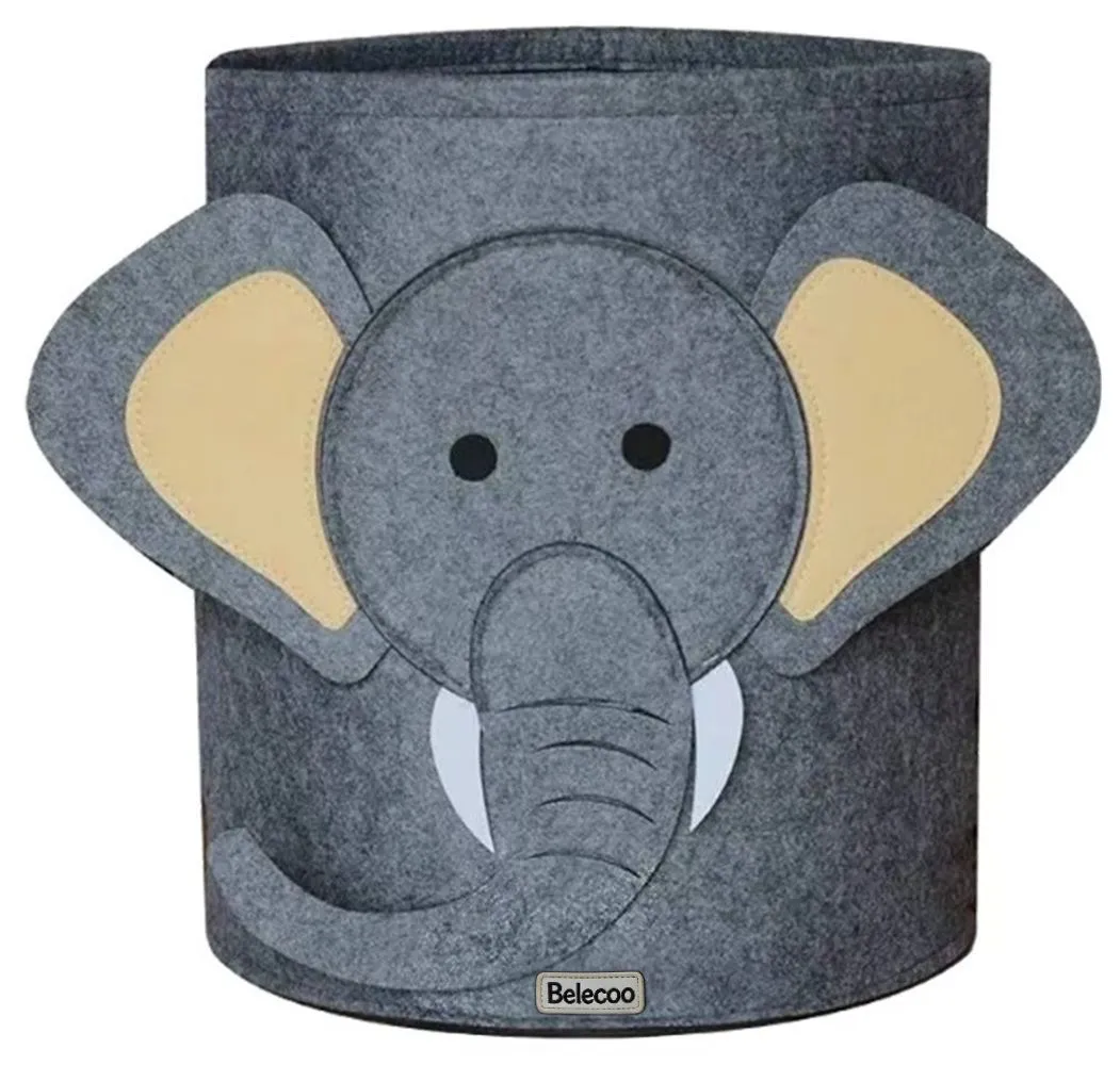 High-Quality Appearance Storage Baskets for Baby Dirty Clothes, Toys - Grey