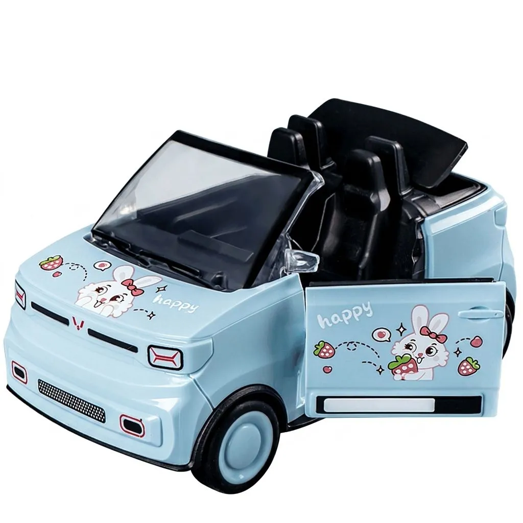 Mini Convertible Toy Car for Kids - Blue