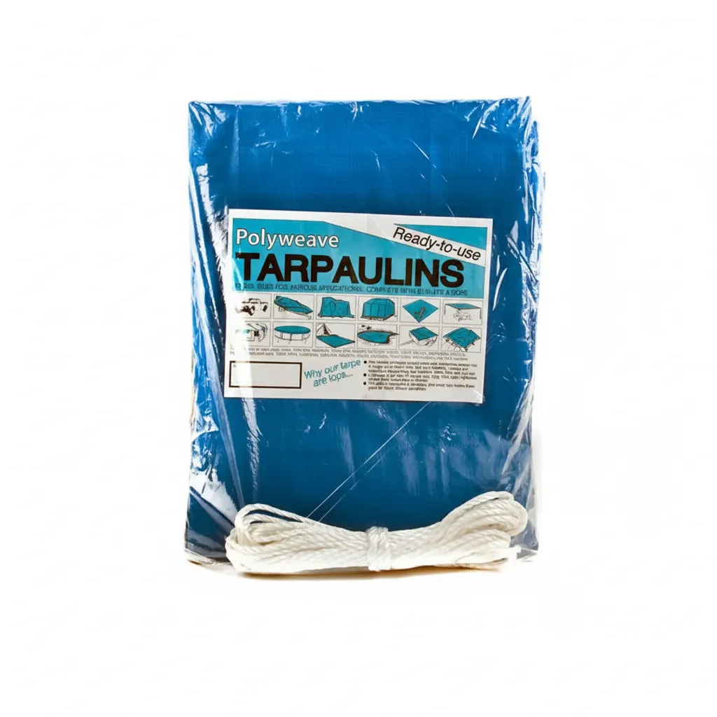 Protarp 3x4m Blue Polyweave Tarpaulin - Water-Resistant & UV-Protected