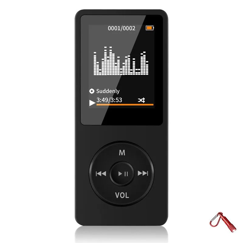 64GB MP3 Player with Speaker Headphones Portable Music Player