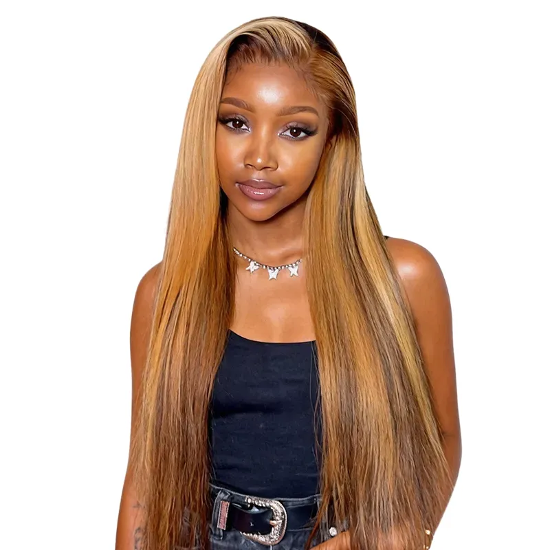 22Inch Double Drawn Frontal Piano Wig-13x4 Full Frontal Lace Glueless Wig