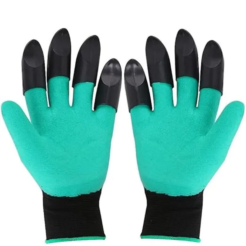 Gardening Protective Wear-Resistant Work Latex Gloves - Green