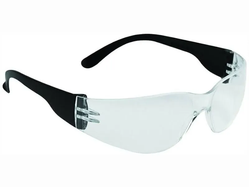 Safety Eyewear - Protective Glasses - Assorted Colours - Clear & Black