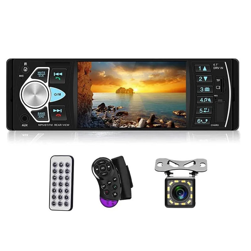 Car Radio 1 Din Stereo Mp5 Player Bluetooth Fm Usb Autoradio 4 1 Inch