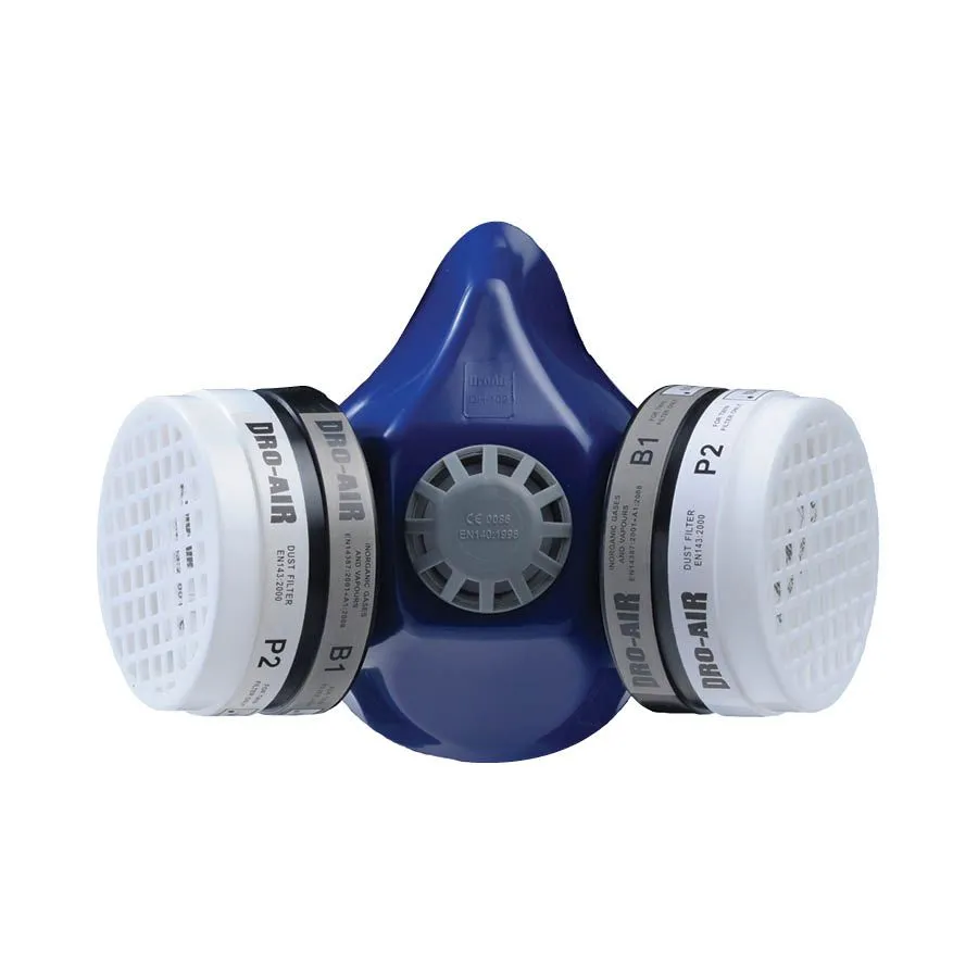 Dromex PVC Twin Half Mask with Filter Set