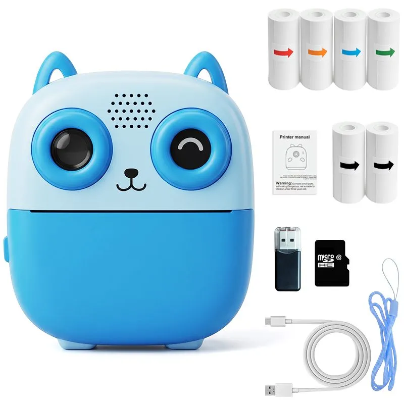 AI Smart Kid Camera Instant Print Camera Educational Interactive Growth Toy