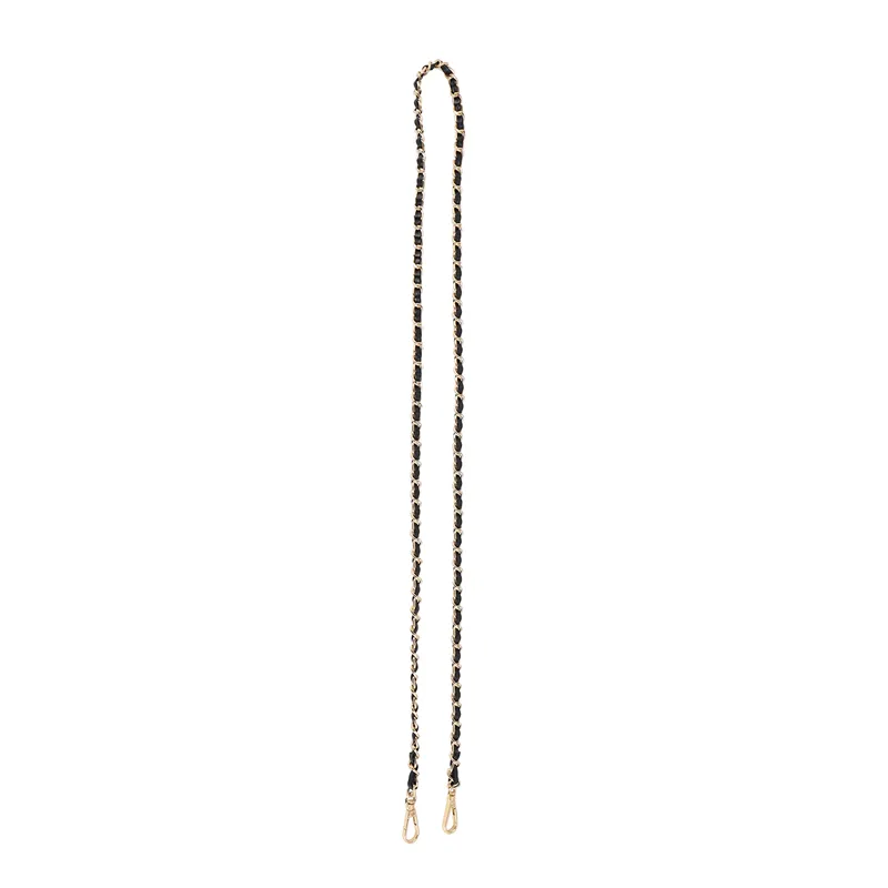 Chain Purse Cross-body Handbag AccessoriesLight gold + black 120cm
