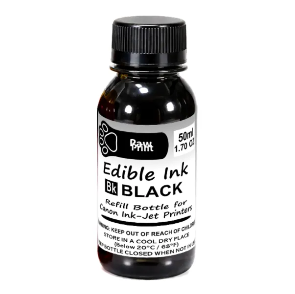 Edible Ink Refill bottle (50ml) - Black