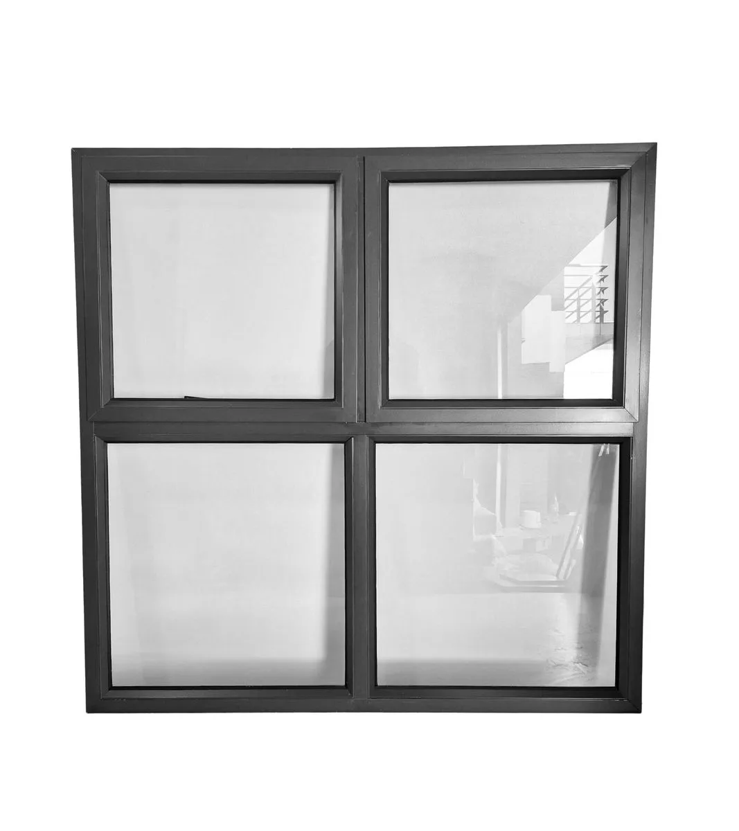 Aluminium Window 900 x 900 P2T0909 - Black