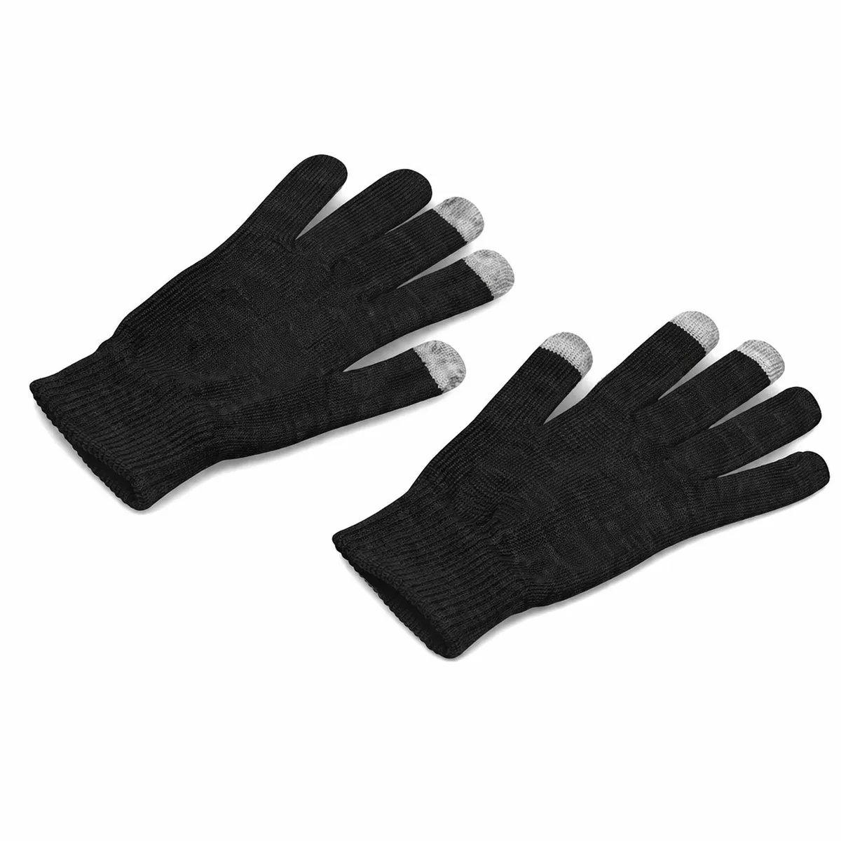 Norwich Touchscreen Gloves - Warm, Responsive & Winter-Ready Knit Design - Black