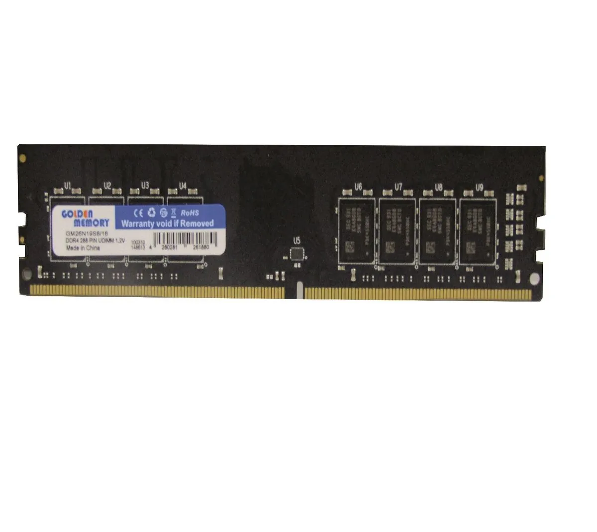 Golden  Memory RAM  DDR4 16GB 2666 MHZ LONGDIM (Desktop RAM)