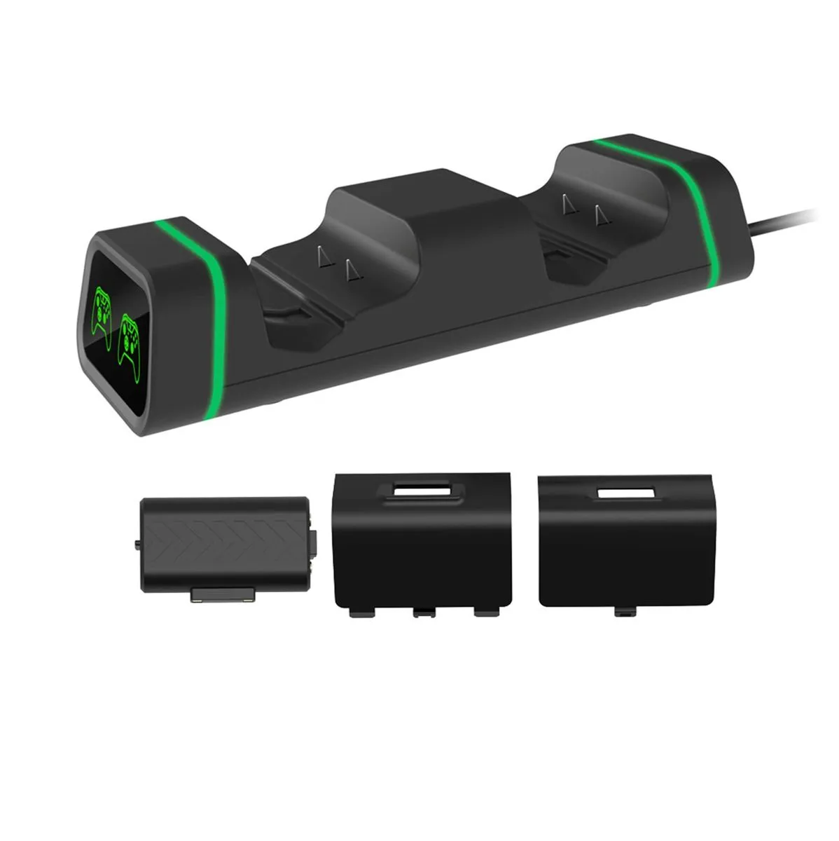 Dual Charging Dock & Battery Compatible With Xbox Controllers -TYX-19006X