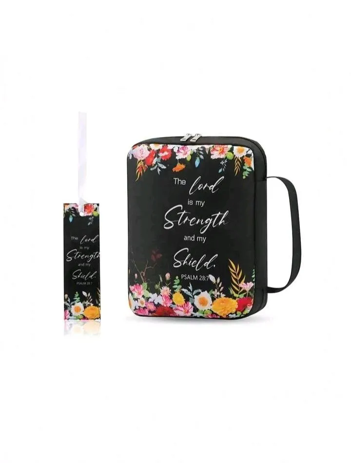 Bible Bag with Bookmark and 75-piece Bible Tabs
