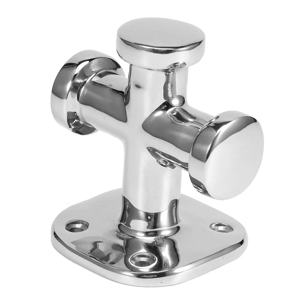 Marine Single Cross Bollard Mooring Bitt 62x63x83mm