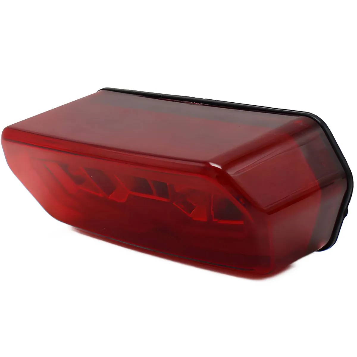 Motorcycle Brake tail light LED Integrated Turn Signals - Red
