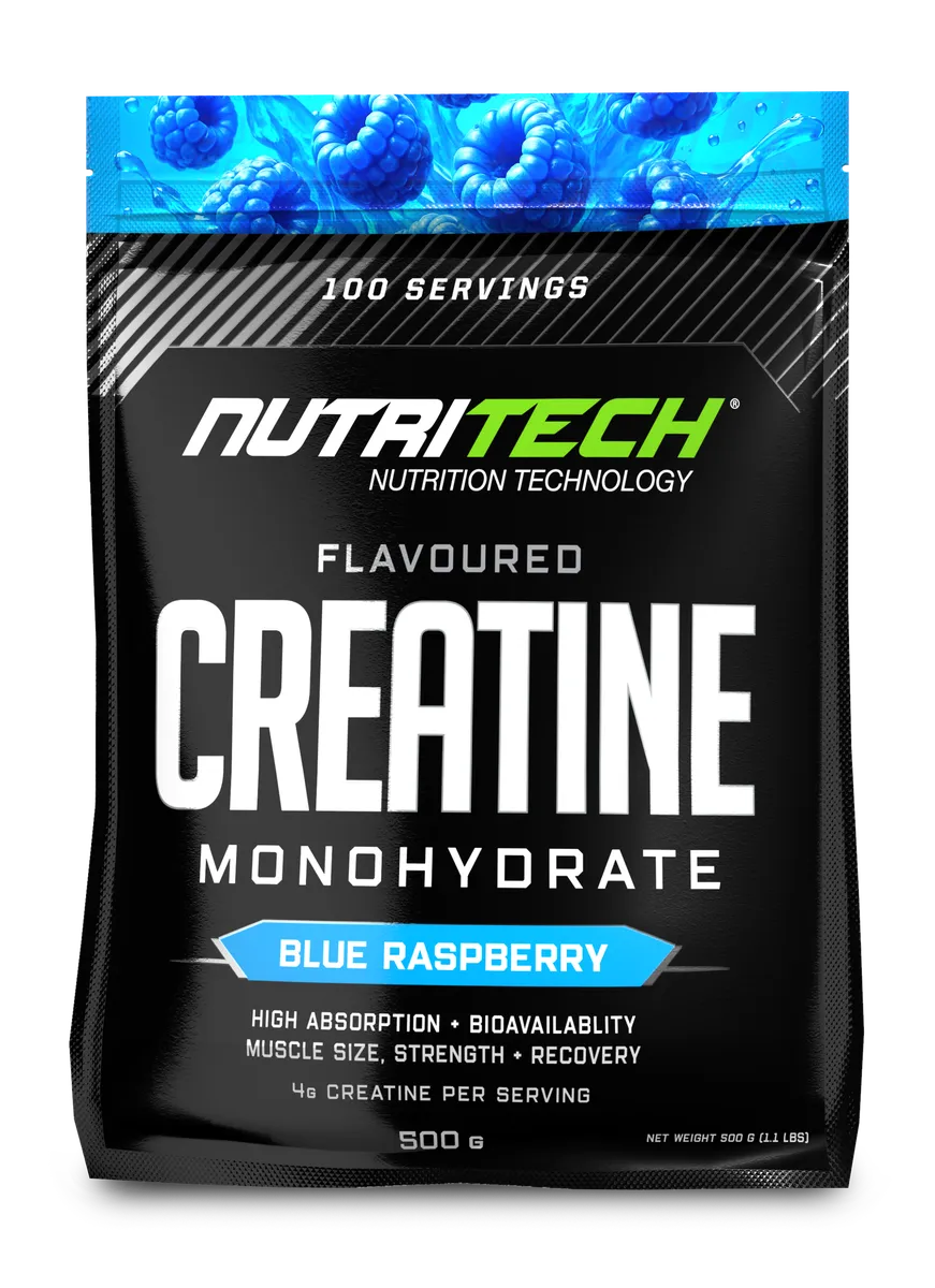 Nutritech Creatine Monohydrate Blue Raspberry 500g